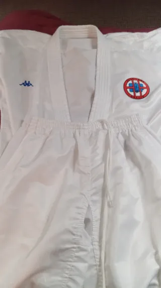 Partes de arriba y abajo de karate.