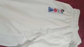 Partes de arriba y abajo de karate.