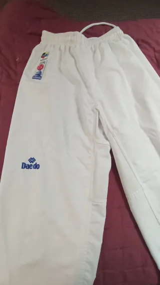 Partes de arriba y abajo de karate.