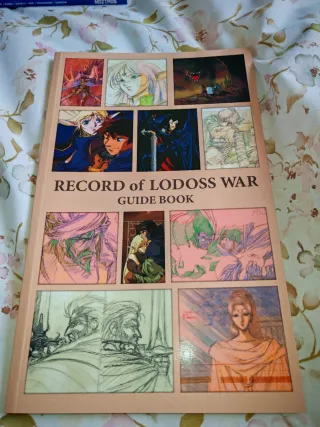 Record of lodoss war guide book en español