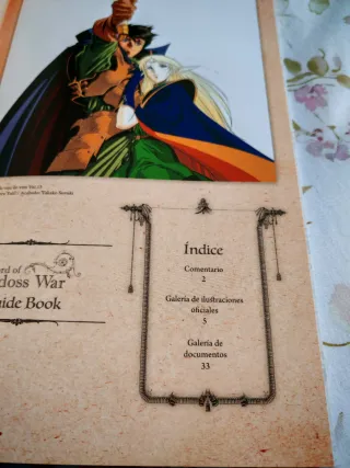 Record of lodoss war guide book en español