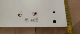 2 Cabeceros blancos Slakt de Ikea