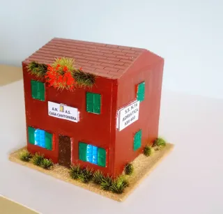 Casa cantoniera miniatura 1:160 modellismo diorama