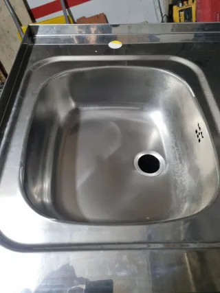 Fregadero y Placa Eléctrica Acero Inoxidable
