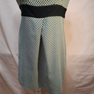 Vestido blanco y negro - Zara