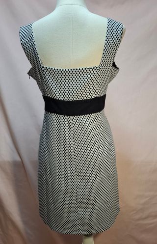 Vestido blanco y negro - Zara