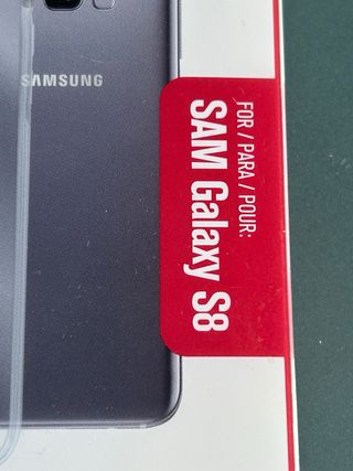 Carcasa para Samsung Galaxy S8 transparente