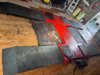 elevador neumatico tijera coche