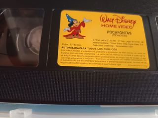Lote 8 películas Walt Disney VHS