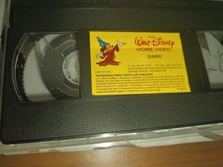 Lote 8 películas Walt Disney VHS