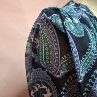 Vestido largo estampado paisley- CLP