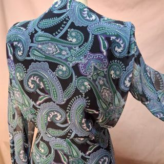 Vestido largo estampado paisley- CLP