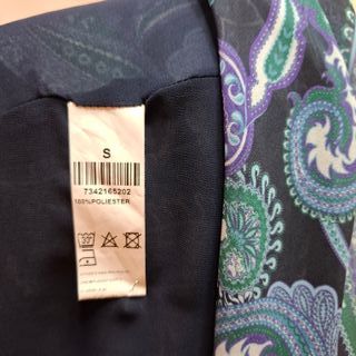 Vestido largo estampado paisley- CLP