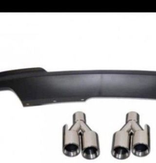 Difusor Trasero BMW F10/F11 10-16 M-Tech ABS Colas