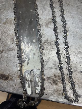 Espada stihl y 2 cadenas 40cm 55 eslabones