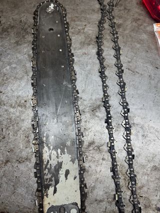 Espada stihl y 2 cadenas 40cm 55 eslabones