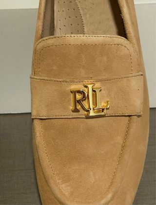 Ralph Lauren mocasines piel ante mujer 40
