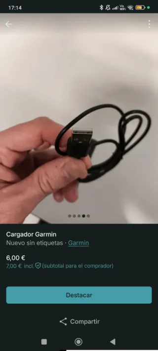 Cable Garmin 735XT