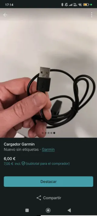 Cable Garmin 735XT