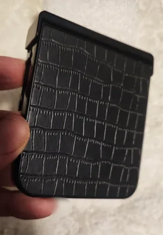 Funda carcasa tipo piel para Motorola razr 60 ultr