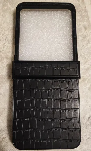 Funda carcasa tipo piel para Motorola razr 60 ultr