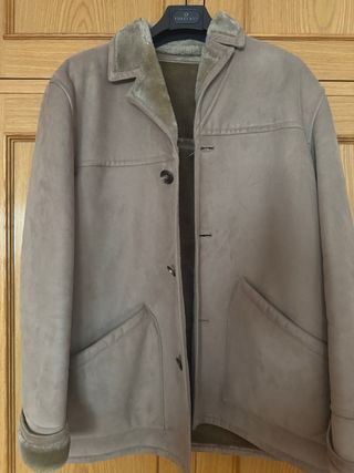 Abrigo hombre Zara, on forro de pelo. T XL