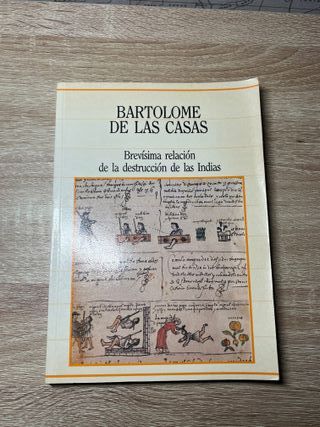 Libro de "Brevísima relación...."