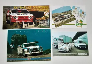Lancia 037 Martini Totip Cerrato Tarjetas postales