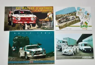 Lancia 037 Martini Totip Cerrato Tarjetas postales