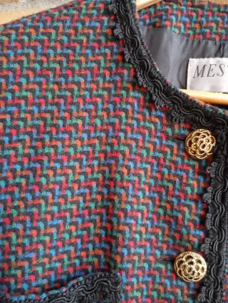 Blazer in lana e cashmere vintage