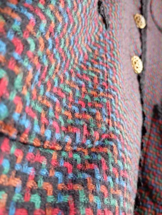 Blazer in lana e cashmere vintage