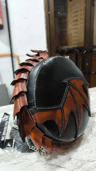 Bolso de cuero con Dragón