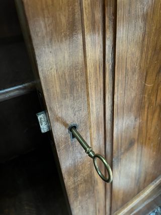 Moble aparador vitrina antic