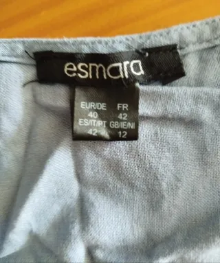 Mono corto sin mangas marca Esmara talla 40