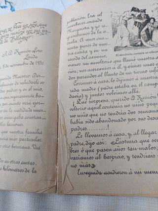 Libro antiguo de colegio. 1932.