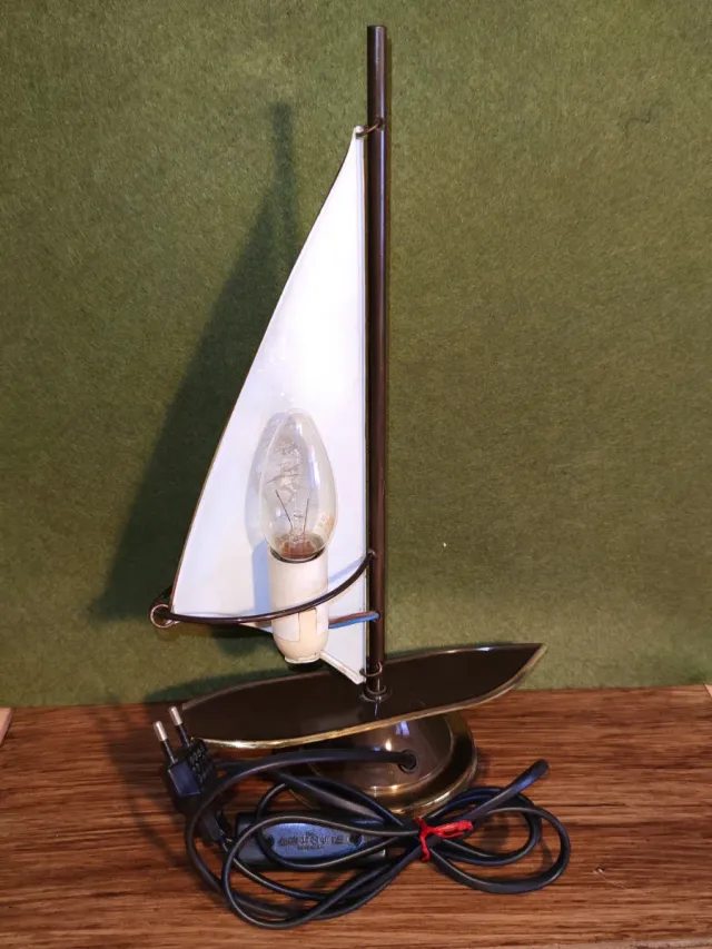 Lámpara Velero latón Italia 50s Santa & Cole Boho