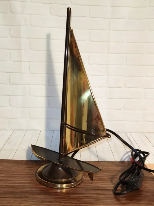 Lámpara Velero latón Italia 50s Santa & Cole Boho