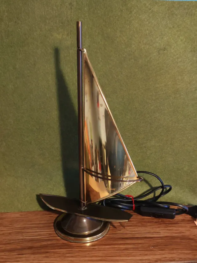 Lámpara Velero latón Italia 50s Santa & Cole Boho