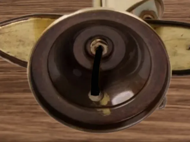 Lámpara Velero latón Italia 50s Santa & Cole Boho