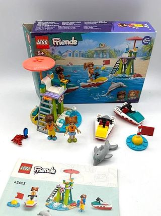 Lego Friends 42623 - beach water scooter completo