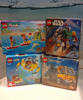 Lego Friends 42623 - beach water scooter completo