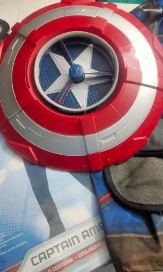 DISFRAZ DEL CAPITAN AMERICA ( REGALO ) !!