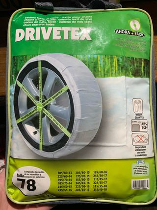 Cadenas Nieve DRIVETEX Talla 78 SIN ESTRENAR