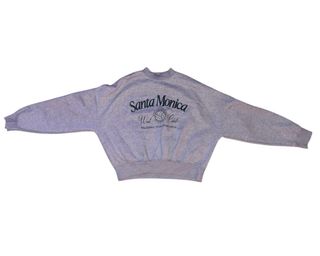 Felpa BERSHKA, grigia, modello vintage, Y2k