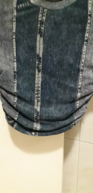 Top denim en colores azules