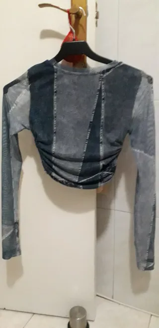 Top denim en colores azules