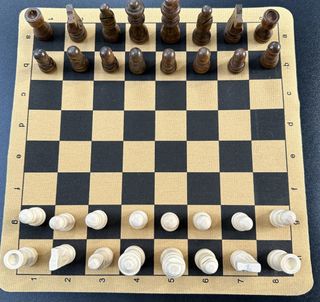 Piezas de ajedrez de madera