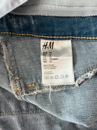 Pantalón corto premamá vaquero H&M; Tiro bajo