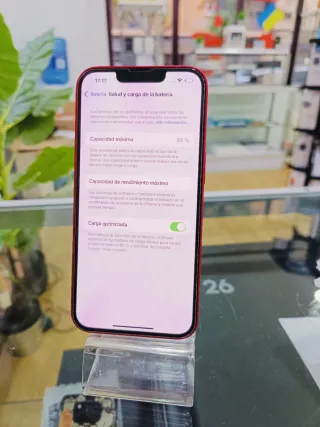 Iphone 14 rojo 128gb batería al 84%