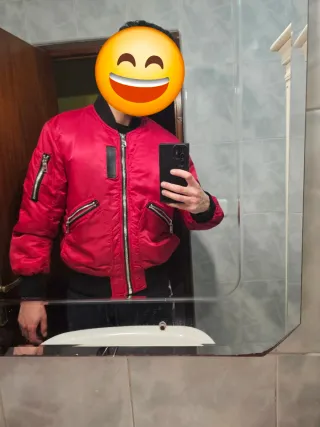 Chaqueta hombre roja